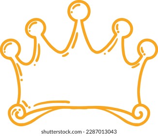 Crown Icon in trendy flat style isolated on grey background. Crown symbol for your web site design, logo, app, UI. Vector illustration, EPS10.