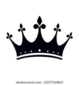 Crown Icon in trendy flat style isolated on grey background. Crown symbol for your web site design, logo, app, UI. Vector illustration, EPS10.