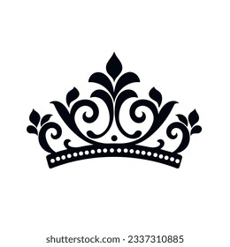 Crown Icon in trendy flat style isolated on grey background. Crown symbol for your web site design, logo, app, UI. Vector illustration, EPS10.