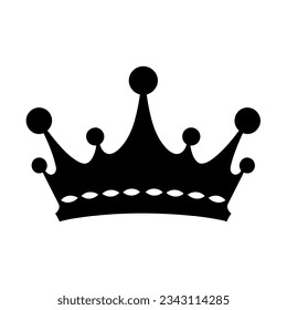 Kronsymbol im trendigen, flachen Stil einzeln auf grauem Hintergrund. Kronensymbol für Ihr Webdesign, Logo, App, Benutzeroberfläche. Vektorgrafik, EPS10.