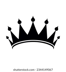 Crown Icon in trendy flat style isolated on grey background. Crown symbol for your web site design, logo, app, UI. Vector illustration, EPS10.
