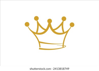 Crown Icon in trendy flat style isolated on grey background. Crown symbol for your web site design, logo, app, UI. Vector illustration, EPS10.