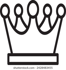 Icono de la corona en estilo plano de moda aislado en el fondo.