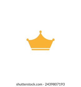 Crown Icon in trendy flat style isolated on white background