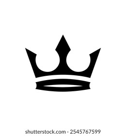 Crown Icon in trendy flat style isolated on white background. Crown symbol for your web site design, logo, app, UI. Vector illustration