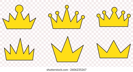 Crown Icon in trendy flat style isolated on background. Crown symbol for your web site design, logo, app, UI. Vector illustration, EPS10