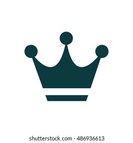 Crown Icon in trendy flat style isolated on white background. Crown symbol for your web site design, logo. Vector illustration.