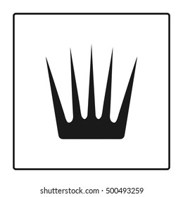 Crown Icon in trendy flat style isolated on white background. Luxury Logo and Crown Symbol for your web site design, logo, app, UI. Vector illustration, EPS10.