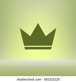 Crown Icon in trendy flat style isolated. Crown symbol for your web site design, logo, app. Vector illustration