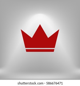 Crown Icon in trendy flat style isolated. Crown symbol for your web site design, logo, app. Vector illustration