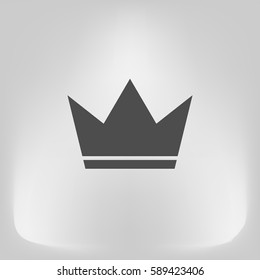 Crown Icon in trendy flat style isolated. Crown symbol for your web site design, logo, app. Vector illustration