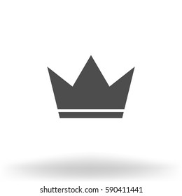Crown Icon in trendy flat style isolated. Crown symbol for your web site design, logo, app. Vector illustration