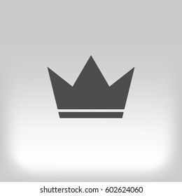 Crown Icon in trendy flat style isolated. Crown symbol for your web site design, logo, app. Vector illustration
