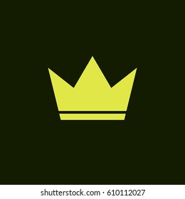 Crown Icon in trendy flat style isolated. Crown symbol for your web site design, logo, app. Vector illustration