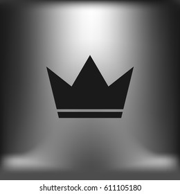 Crown Icon in trendy flat style isolated. Crown symbol for your web site design, logo, app. Vector illustration