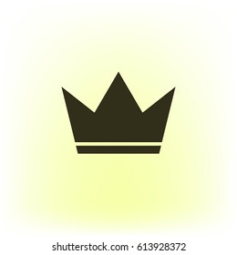 Crown Icon in trendy flat style isolated. Crown symbol for your web site design, logo, app. Vector illustration