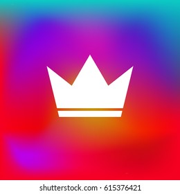 Crown Icon in trendy flat style isolated. Crown symbol for your web site design, logo, app. Vector illustration