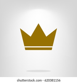 Crown Icon in trendy flat style isolated. Crown symbol for your web site design, logo, app. Vector illustration