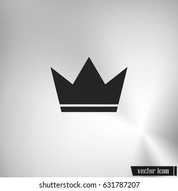 Crown Icon in trendy flat style isolated. Crown symbol for your web site design, logo, app. Vector illustration