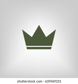 Crown Icon in trendy flat style isolated. Crown symbol for your web site design, logo, app. Vector illustration
