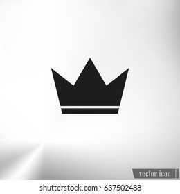 Crown Icon in trendy flat style isolated. Crown symbol for your web site design, logo, app. Vector illustration