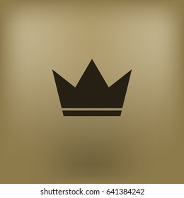 Crown Icon in trendy flat style isolated. Crown symbol for your web site design, logo, app. Vector illustration