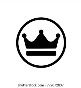 Crown icon in trendy flat style isolated on background. Crown icon page symbol for your web site design Crown icon logo, app, UI. icon Vector illustration, EPS10.