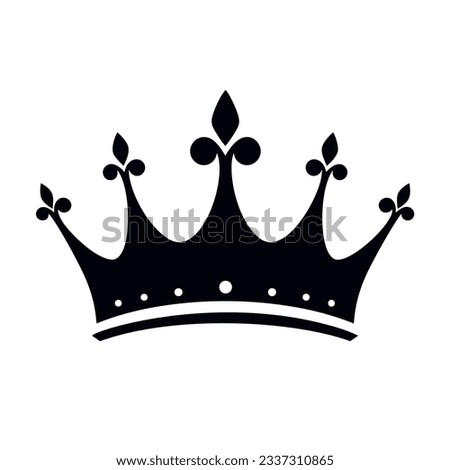 Crown Icon in trendy flat style isolated on grey background. Crown symbol for your web site design, logo, app, UI. Vector illustration, EPS10.
