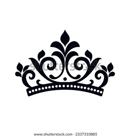 Crown Icon in trendy flat style isolated on grey background. Crown symbol for your web site design, logo, app, UI. Vector illustration, EPS10.