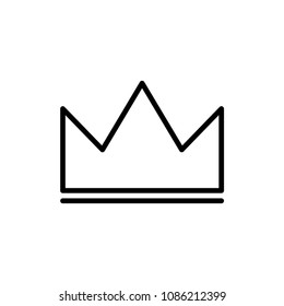 crown icon vector