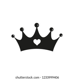 Free Free 52 Princess Crown With Heart Svg SVG PNG EPS DXF File