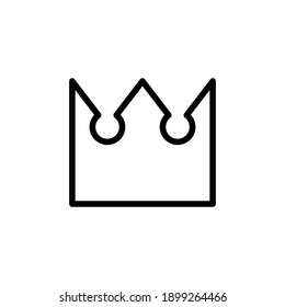 Crown icon vector. crown vector icon