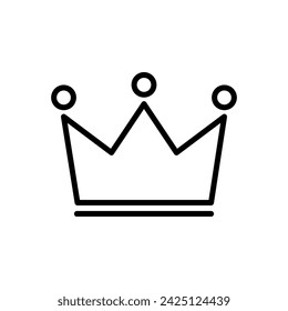 Crown icon vector. crown vector icon