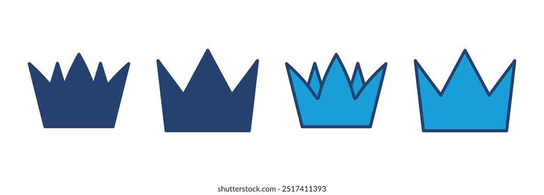Crown icon vector. crown vector icon
