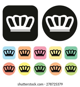 crown icon. vector