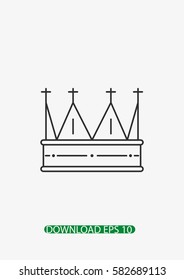 Crown icon, Vector