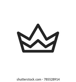 Crown icon vector