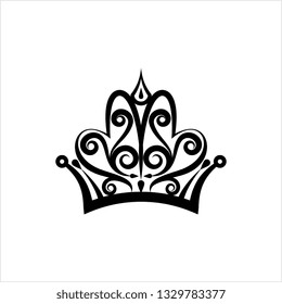 Crown Icon Crown Vector Art Illustration Stock Vector (Royalty Free ...