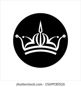 Crown Icon, Crown Vector Art Illustration