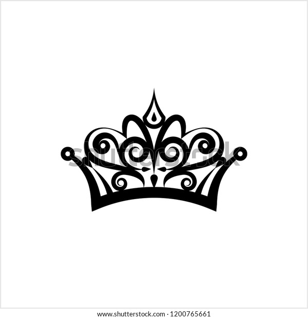 Crown Icon Crown Vector Art Illustration Stock Vector (Royalty Free ...