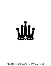 crown icon, vector best flat icon.