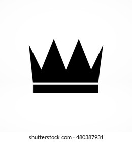 crown icon, vector best flat icon, EPS