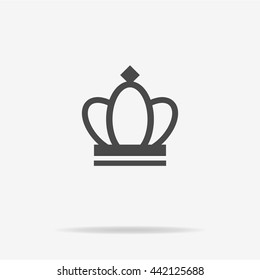 Crown icon. Vector concept illustration for design.
