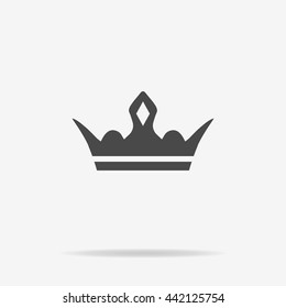 Similar Images, Stock Photos & Vectors of Black and white crown icon
