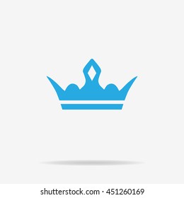 Crown icon. Vector concept illustration for design.