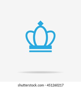 Crown icon. Vector concept illustration for design.