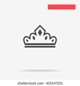 Crown icon. Vector concept illustration for design.