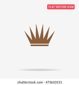 Crown icon. Vector concept illustration for design.