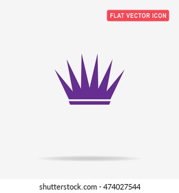Crown icon. Vector concept illustration for design.