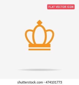 Crown icon. Vector concept illustration for design.